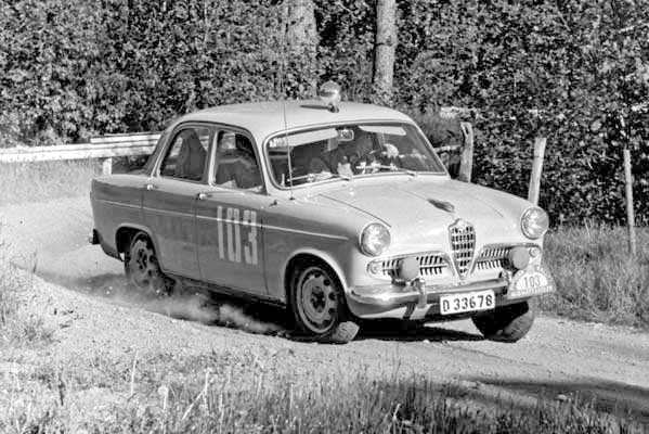 Karl-Rune Eriksson, Midnattssolsrallyt 1957